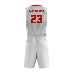 Dernières tendances en matière d'uniformes de basket-ball en gros, imprimés, couleurs et logo personnalisés, séchage rapide, respirant, 100% polyester, design élégant - Product Image 2