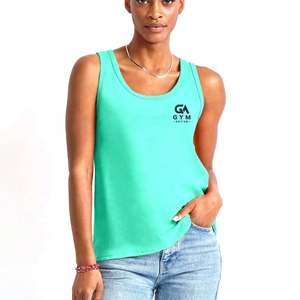 Débardeur GYM ACTIVE Col Rond avec Poche Avant Logo Gym Active Bloc de Couleurs Effet Délavé Sans Manches Côtelettes Personnalisées - Product Image 2