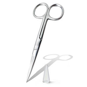 Tijeras para Cutículas de Uñas - Tijeras de Manicura de Precisión de Acero Inoxidable con Hoja Afilada y Curvada Extra Puntiaguda - Product Image 6