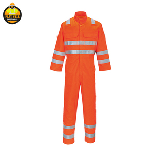 Combinaison de travail haute visibilité réfléchissante personnalisable en usine – Vêtements de sécurité réfléchissants - Product Image 6