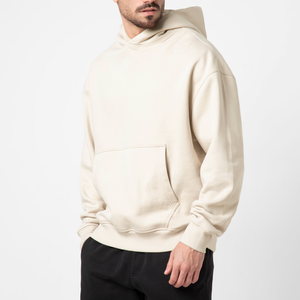 <b>Men</b> <b>Pullover</b> 800 GSM Heavyweight Thick Drop Shoulder Blank Customize Regular Fit Winter 100% Cotton Lined Anti-Wrinkle Hoodies - Product Image 3