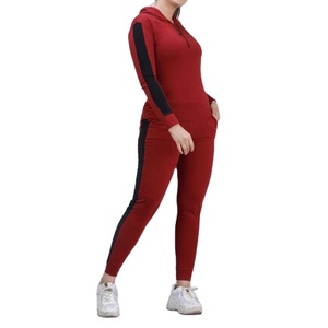 ชุดกีฬาสำหรับผู้หญิงชุดวอร์มออกกำลังกายผ้าฟลีซไซส์พิเศษโลโก้ออกแบบได้ตามต้องการ - Product Image 3