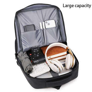 Nylon <b>Backpack</b> Large Capacity Multifunctional Unisex Softback Style With Zipper Closure Waterproof Durable Bag <b>Personalised</b> LOGO - Product Image 4