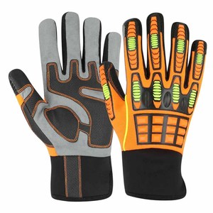 ถุงมือทำงานอมาราหนังสังเคราะห์คุณภาพสูง ทนทานต่อการเสียดสี ป้องกันมือสำหรับงานอุตสาหกรรม ถุงมือ TPR - Product Image 2