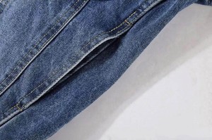 Veste en jean vintage pour homme, décontractée, mode printemps-automne, streetwear, confortable, coupe oversize, vêtement d'extérieur pour homme - Product Image 3