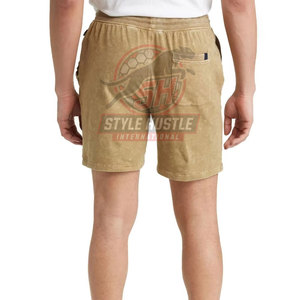 Pantalones Cortos Deportivos Personalizados con Logotipo y Talla a Medida para Hombre, Pantalones Cortos Casuales con Lavado Ácido para Uso en Exteriores - Product Image 2