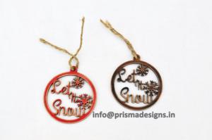 Etiquetas de Madera Cortadas con Láser Personalizadas para Navidad, Adornos de Madera sin Acabado con Forma Personalizada, Decoraciones Festivas Colgantes para las Fiestas, Fabricante - Product Image 6