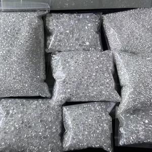 Diamant blanc de taille petite, taille brillante, cultivé en laboratoire, certifié IGI, 1-5 mm, couleur D, clarté VVS/VS, excellente taille, pour la fabrication de bijoux - Product Image 3