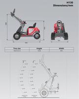 Heracles Mini Loader H130 Star Produit Hydrostatique avec moteur EU V / EPA