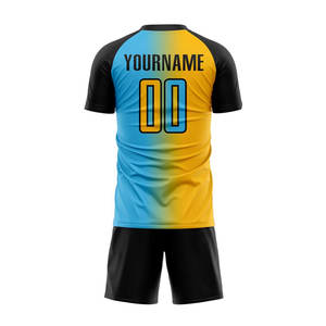 Uniforme de football américain personnalisé avec nom d'équipe, logo et numéro, uniforme de sport respirant et anti-transpiration à manches courtes pour hommes, été - Product Image 2