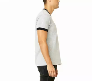 T-shirt Ringer Personnalisé avec Logo – Vente en Gros, Col Contrastant Rétro pour Hommes et Femmes – T-shirt Promotionnel Ringer – Usine de Vêtements - Product Image 6