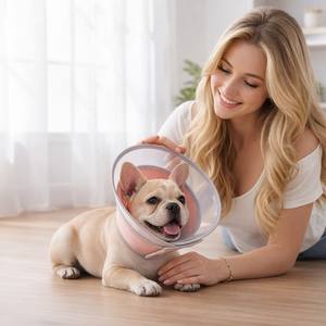 Collier de récupération souple pour chien - Collier éлизабетанский respirant pour protection post-opératoire anti-léchage, aide confortable pour le toilettage des animaux - Product Image 1