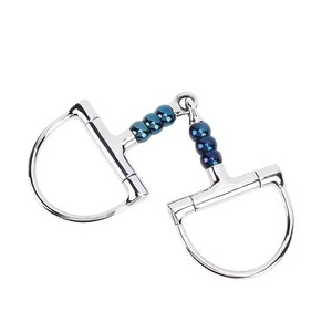 Venta al por mayor: Servicio OEM/ODM de bozales de doble rodillo de acero inoxidable de la mejor calidad para equitación con equipo de cuero. - Product Image 2