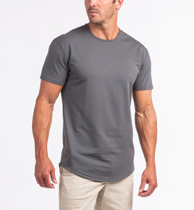 Nouveau design 2026 – T-shirt tricoté sur mesure de qualité supérieure à ourlet incurvé et queue tombante, séchage rapide – OEM/ODM disponible - Product Image 6