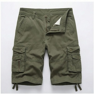 Pantalones Cortos de Verano para Hombre, Casuales, Tipo Cargo, con Múltiples Bolsillos, Largos, Transpirables, de Tela Premium, para Moda Urbana y Actividades al Aire Libre - Product Image 1