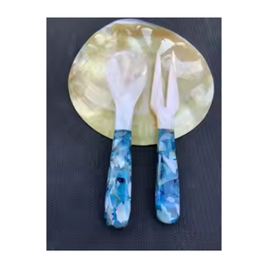 Mother of Pearl Decorative Seashell Spoon Vietnam Handmade Tableware Gift Item <b>Wholesale</b> Manufacturer - Product Image 3