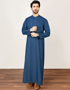<b>Men</b> Juba Premium Islamic Traditional Long Robe Soft Breathable Comfortable Modest Clothing For Prayer Daily Wear - Product Image 3