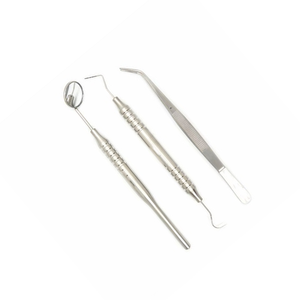 Ensemble d'explorateurs périostiques de haute qualité, 4 instruments de diagnostic dentaire en acier inoxydable avec manche anatomique - Product Image 3