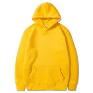 Sudadera con Capucha Corta de Franela Negra 100% Poliéster para Otoño, Diseño ODM, Forrada, para Hombre y Mujer, Color Sólido, Informal - Product Image 3