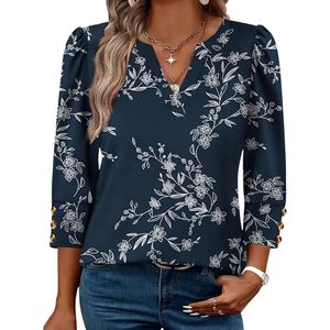 Minimal Women's Black Chiffon <b>Shirt</b> with V Neck Short Sleeves and a Clean Solid Finish for Modern <b>Office</b> Casual - Product Image 5