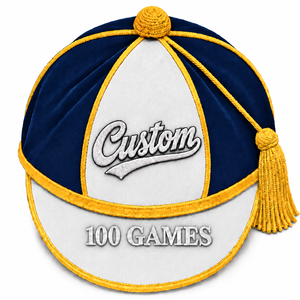 Casquette de cérémonie en velours de haute qualité, 6 panneaux, pour récompenses sportives, broderie 3D personnalisée, réglable, unisexe - Product Image 3
