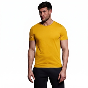 <b>Mens</b> Regular Fit <b>White</b> O-neck <b>Short</b> <b>Sleeve</b> Cotton T-<b>shirt</b> Solid Casual Knitted Anti-wrinkle <b>Men</b> T-<b>shirt</b> - Product Image 4