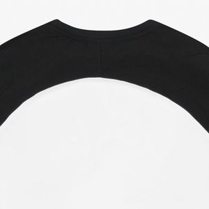 <b>Men's</b> Premium Two Tone Long Sleeve T <b>Shirt</b> Color Contrast Casual Streetwear Cotton Top OEM ODM Wholesale Manufacturer - Product Image 4