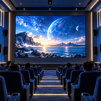 Parete Video LED Fissa per Interni P1.25 con Giunzione Senza Soluzione di Continuità per Pubblicità Commerciale in Sale Cinematografiche