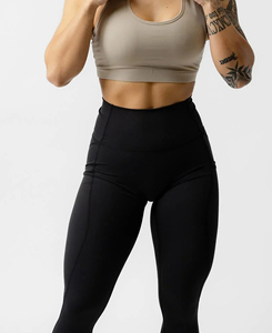 Women's Solid Color Racerback Sports Bra Medium Support Seamless Scoop <b>Neck</b> Breathable Adjustable Straps Removable <b>Pads</b> Fitness - Product Image 5