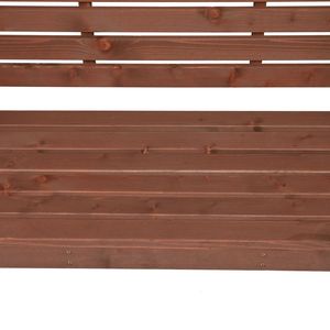 Panchina ad Arco in Legno Stile Antico da 2,1 m per 2 Persone, Decorazione per Giardino, Patio, Prato, Pergolato e Piante Rampicanti - Product Image 2
