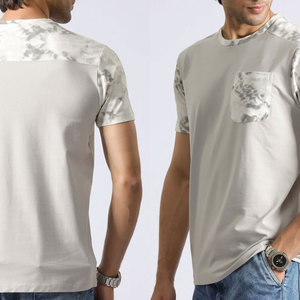 เสื้อยืดพิมพ์ลายผู้ชายคุณภาพสูง ดีไซน์กระเป๋าเก๋ ทรงปกติ แฟชั่นสตรีทแวร์ เสื้อผ้าฤดูร้อน เสื้อยืดแบบซับลิเมชั่น - Product Image 3