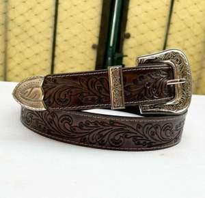 Cinturones de Cuero Genuino con Diseño Occidental Hecho a Mano, Modernos y Elegantes, Personalizados, Hechos a Mano, Ecológicos, para Hombre y Mujer - Product Image 2