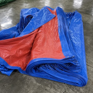 Superventas K-Tarp Vina Lona de PE resistente de alta calidad Naranja/Azul Personalizable ODM/OEM Corte de láminas de plástico Vietnam - Product Image 3