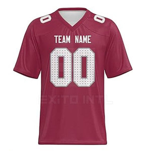 Custom Anti-UV Polyester <b>Men's</b> Short Sleeve Sports Jersey with Team Name Number Sublimation Printed Breathable Football - Product Image 5