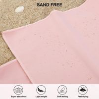 Nouvelle Conception EMD Serviette de Plage Pliable 2026 en Microfibre Douce Rafraîchissante Portable Super Absorbante Séchage Rapide pour la Plage