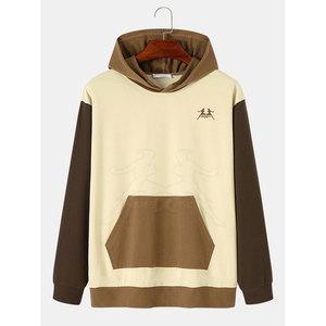 Hoodies décontractés à coupe ample et poignets côtelés pour un style quotidien décontracté, bonne qualité, faible MOQ. - Product Image 1