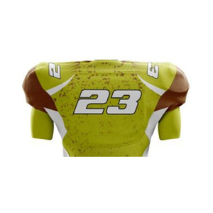 Maillot de football américain personnalisé avec logo et nom d'équipe, sublimation, nom brodé, pour adultes, 100 % polyester, maille, manches courtes, transfert thermique - Product Image 5