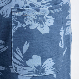 Pantalones Cortos Casuales de Moda para Hombre, de Alta Calidad, Color Sólido, 100% Algodón, Largura hasta la Rodilla, Cierre con Cordón - Product Image 5