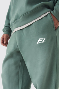 Wholesale Fleece Sweatpants Custom Logo <b>Joggers</b> Relaxed Fit Streetwear Y2K Casual Warm Bottoms for USA Clothing Brands Supplier - Product Image 3