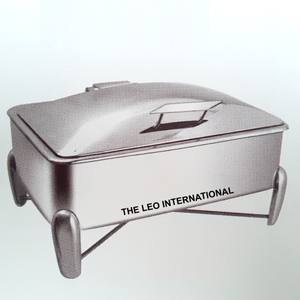 Plat à chafing professionnel en acier inoxydable, finition brillante et robuste, idéal pour les banquets - Product Image 2