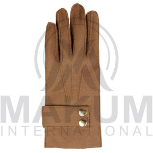 ถุงมือหนังสั่งทำสีน้ำตาลคุณภาพสูงราคาส่งในราคาถูก - Product Image 3