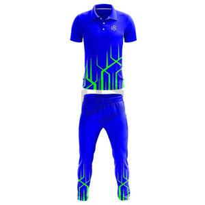 Proveedor de Fábrica, Precio al por Mayor, Uniforme de Cricket Transpirable 2025, Sublimación Personalizada, 100% Poliéster, Cricket Pakistaní y Estadounidense - Product Image 1