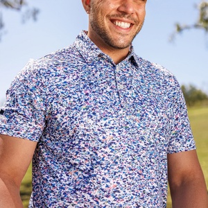 Camisetas de Verano para Hombre, Diseño Moderno, 100% Algodón, con Botones y Costuras, Camisetas Polo con Estampado Digital Informal - Product Image 2