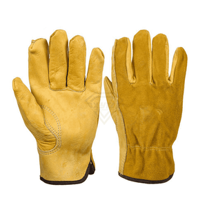 Custom Cowhide Leather Work <b>Gloves</b> Heavy Duty Safety <b>Gloves</b> Durable Industrial Construction Welding Farm Gardening <b>Gloves</b> - Product Image 3