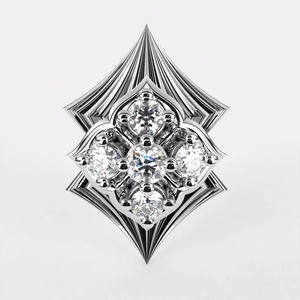 ZAWO HOUSE <b>Top</b> Quality Best Rates Diamond Earrings from India Lab grown Diamonds VVS1 Mossinate Quality jewelry wholesale - Product Image 2