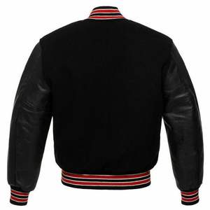 Chaqueta Varsity de Lona para Hombre al por Mayor, con Botones Frontales, Ecológica, Cortavientos, Estilo Urbano, Chaqueta de Béisbol Letterman - Product Image 6