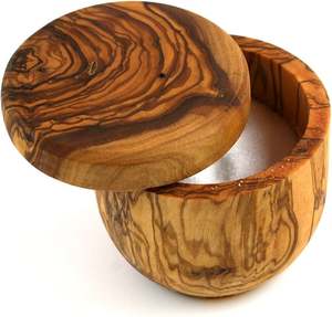 Salero y Pimentero Ecológico de Madera de Acacia con Tapa Giratoria Mejorada, 3 Imanes Fuertes, Apto para Lavavajillas y Horno - Product Image 4