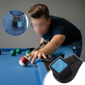 กล่องชอล์กสนุกเกอร์แบบแข็งแรงทนทาน กล่องใส่ชอล์กบิลเลียดแบบพกพา อุปกรณ์เสริมไม้คิวพูลสำหรับการแข่งขัน - Product Image 6