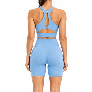 Ensemble de sport 2 pièces tendance pour femme – Tenue de yoga extensible et respirante pour la gym, le fitness, la course et l'exercice - Product Image 6