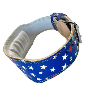 Cinturón de Powerlifting/Levantamiento de Pesas - Doble Anillo de 10 mm - Cuero Vacuno de 4 Pulgadas de Ancho, Transpirable y Ligero, Soporte Lumbar - Product Image 3